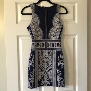 Xs navy dress from London